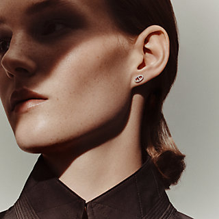 Chaine d'ancre earrings, very small model | Hermès USA